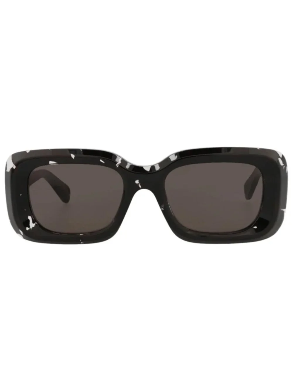 New Chloé Women's Sunglasses Square Rectangle Recycled Acetate Frame Black Black